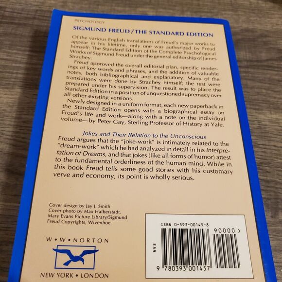 Jokes and their relation to the unconscious by Sigmund Freud paperback book - Picture 4 of 6
